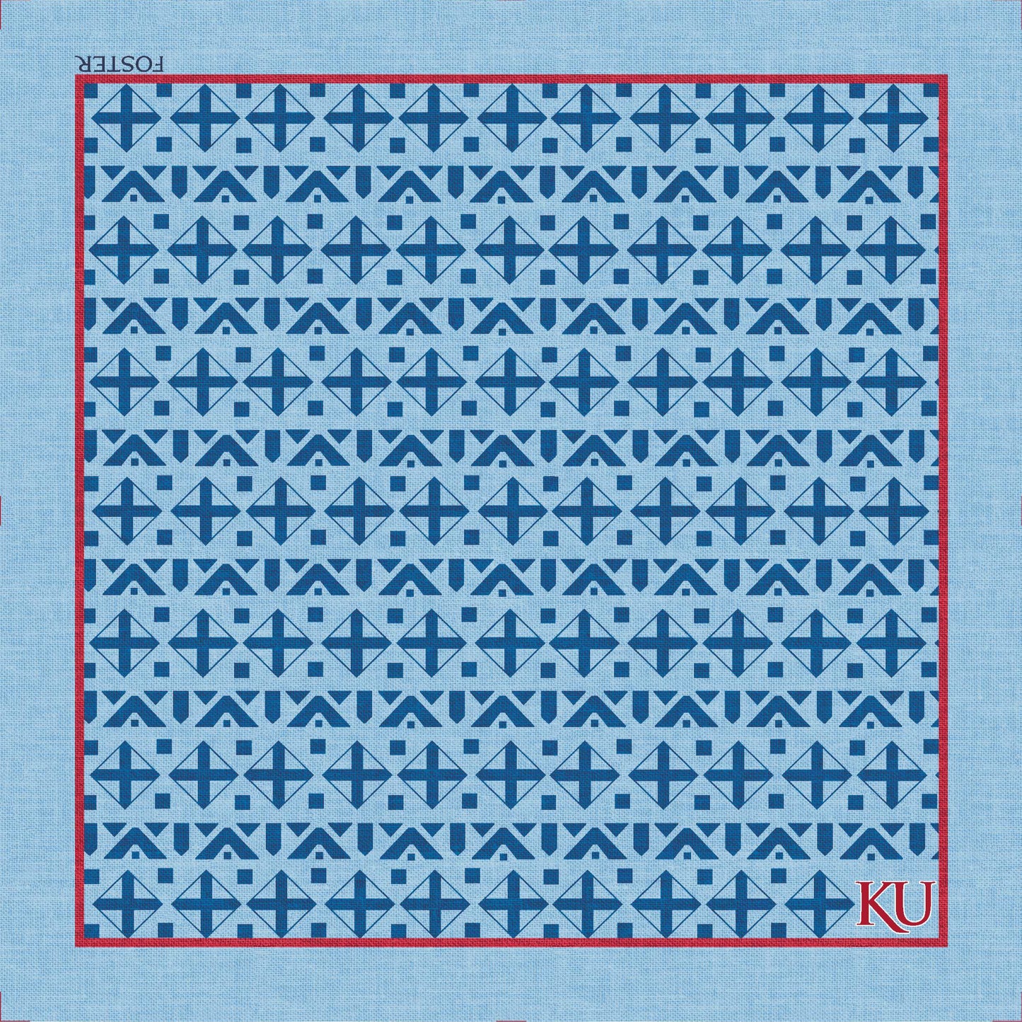 Kansas Men's Silk Pocket Square