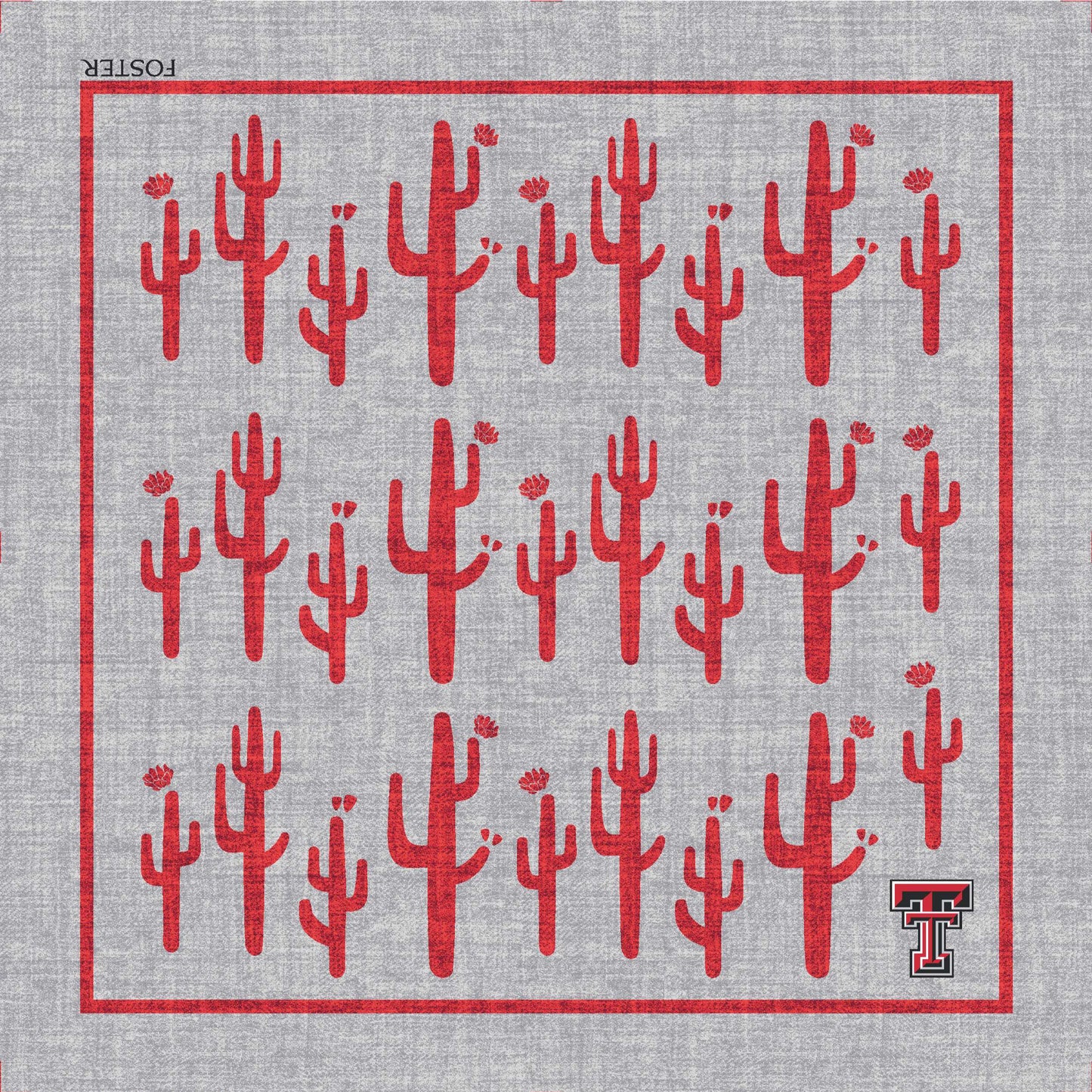 Texas Tech Men's Silk Pocket Square