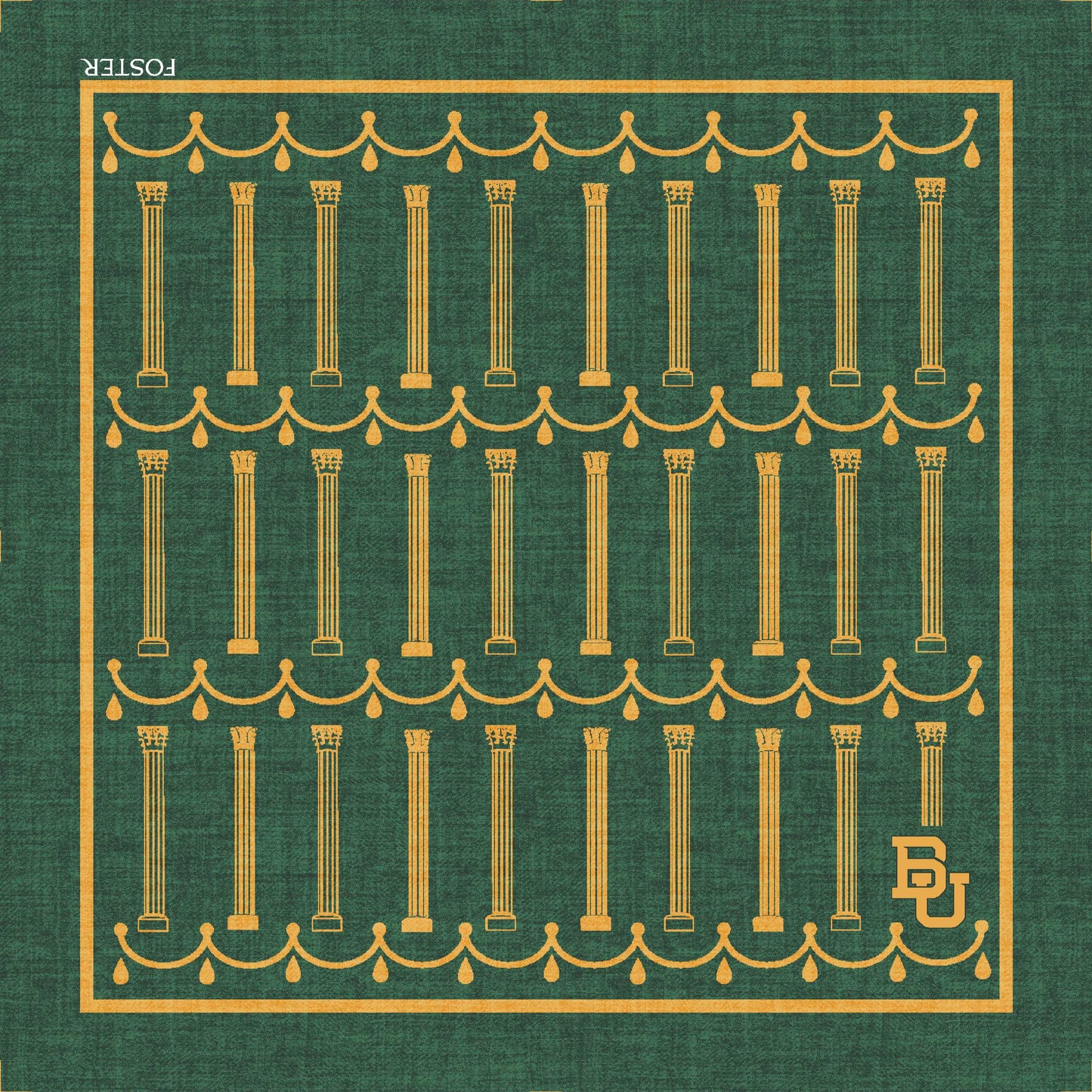 Baylor Bears Men's Silk Pocket Square