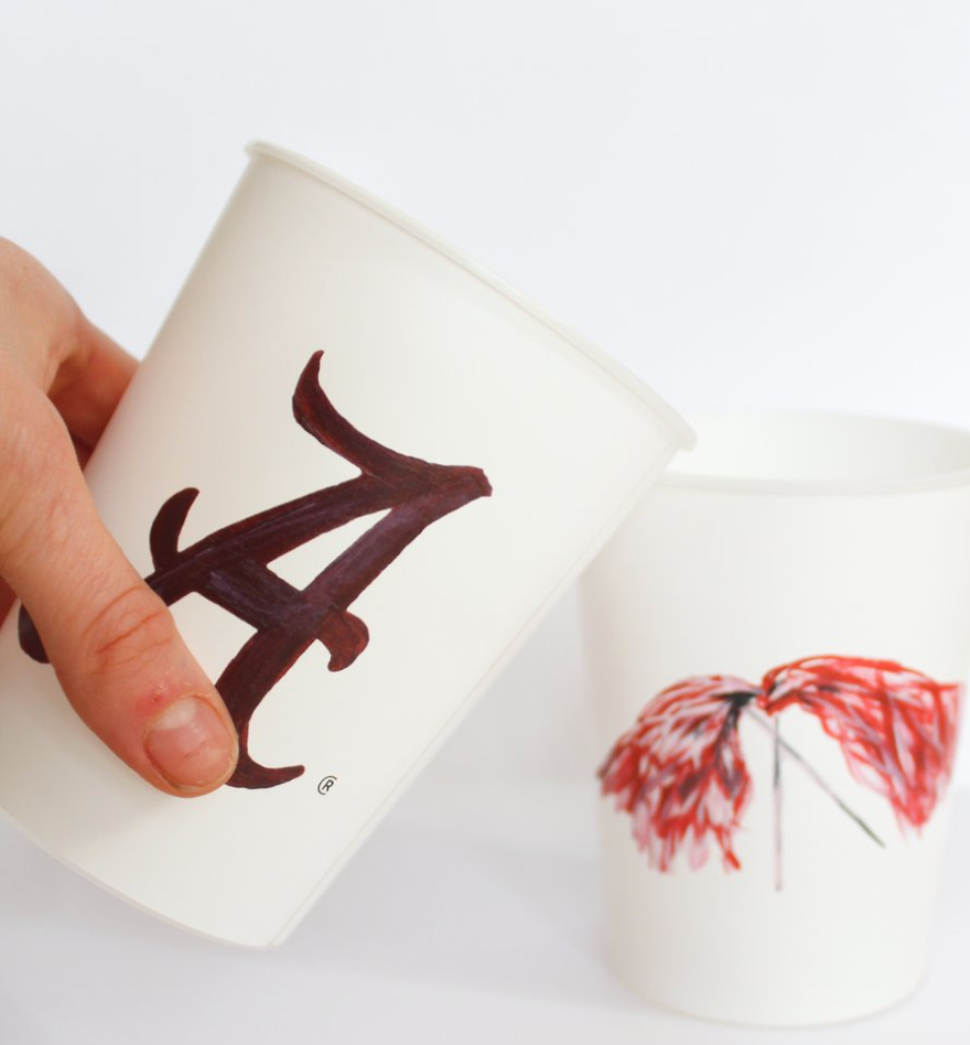 Alabama Spirit Reusable Collegiate Cup Set