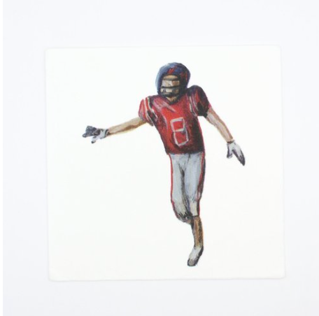Ole Miss Football Player Napkin Set