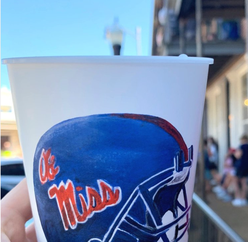 Ole Miss Football Reusable Cup Set