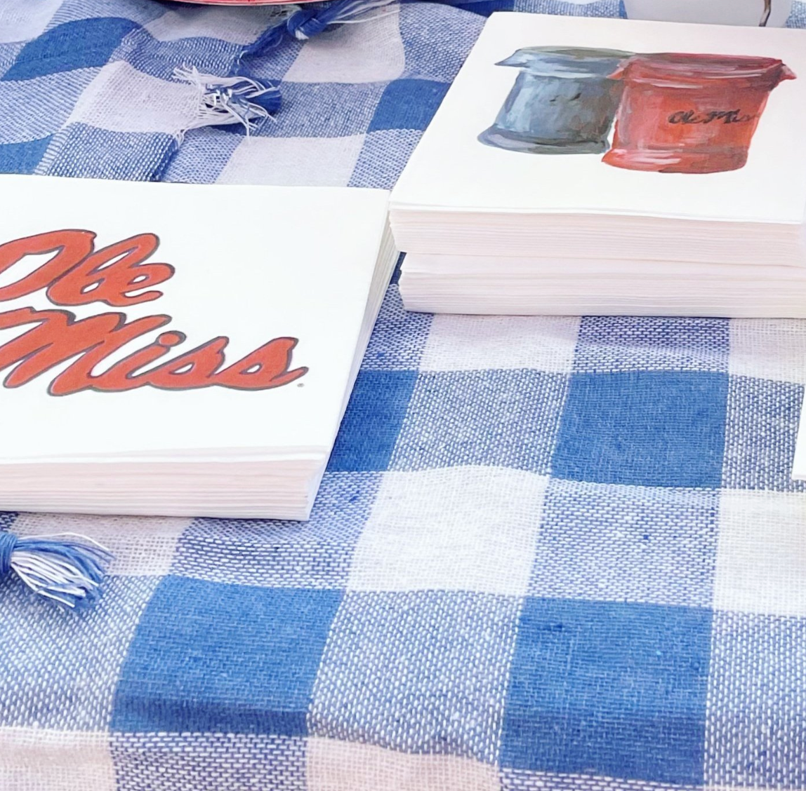 Ole Miss Logo Napkin Set