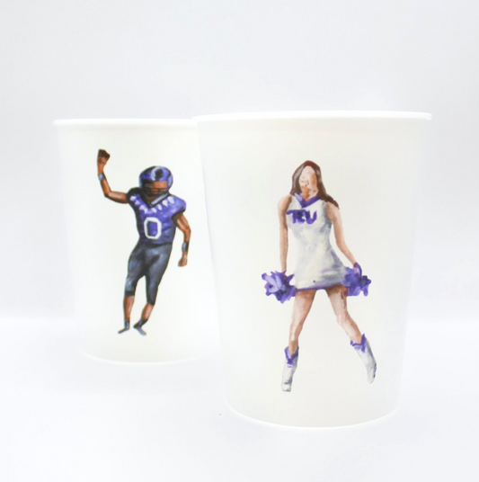 TCU Game Day Cup Set