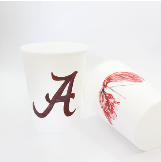 university of alabama shakers cup set