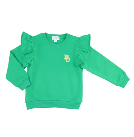 Officially Licensed Baylor Ruffled Sweatshirt