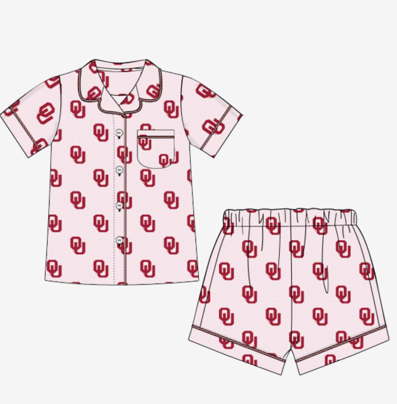 RESTOCK: OU Shorty Pajama