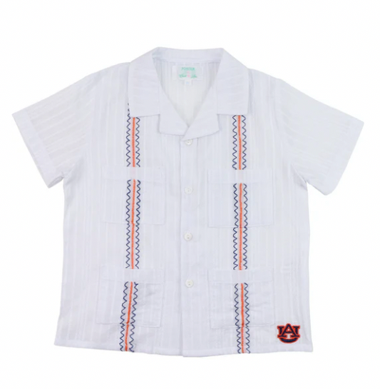 Officially Licensed Auburn Guaybera