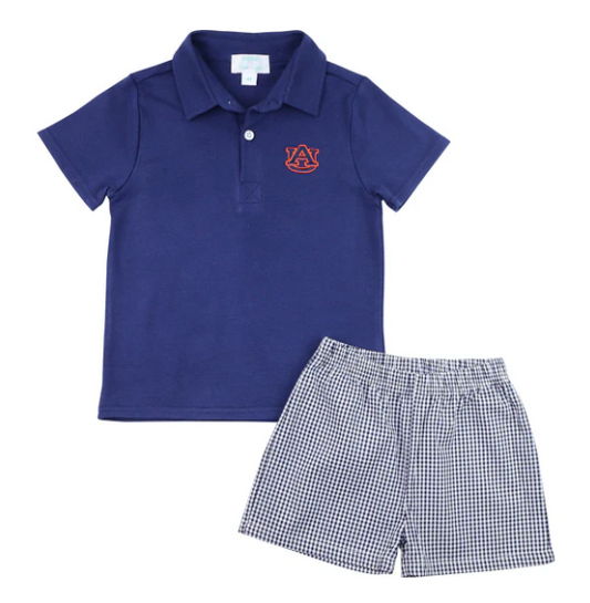 Officially Licensed Auburn Polo Short Set
