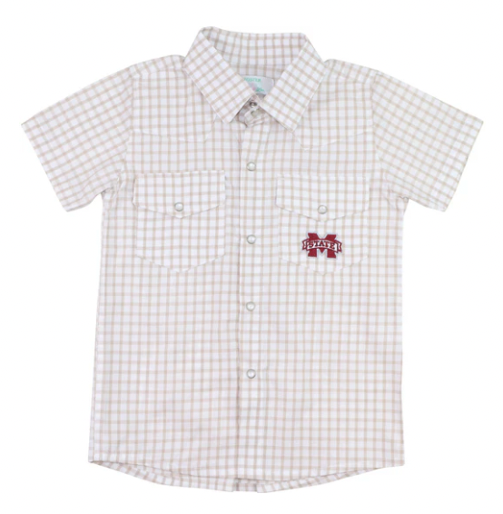 Officially Licensed MS State Pearl Snap