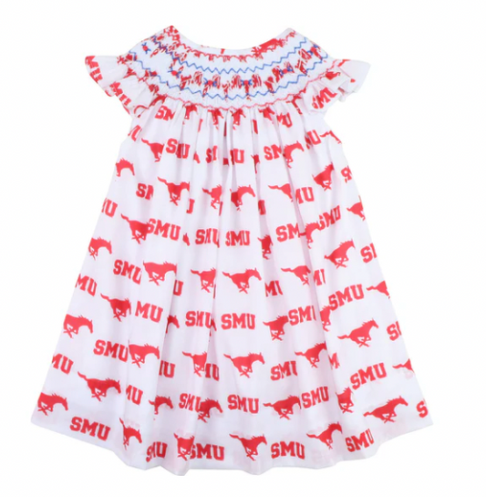 Officially Licensed Smocked SMU Dress