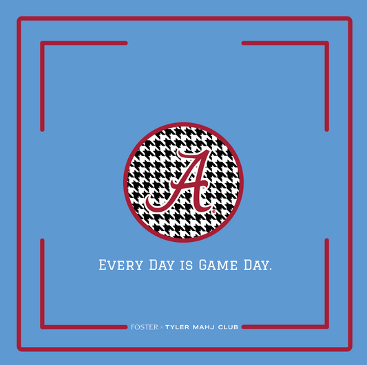 The Roll Tide Line Mahjong Mat