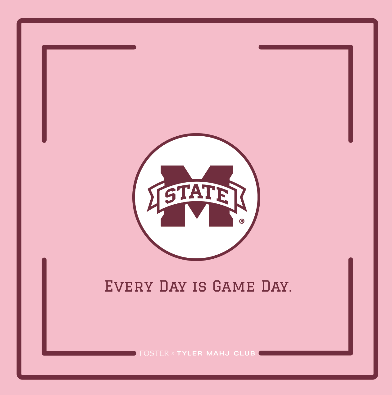 The Hail State Line Mahjong Mat