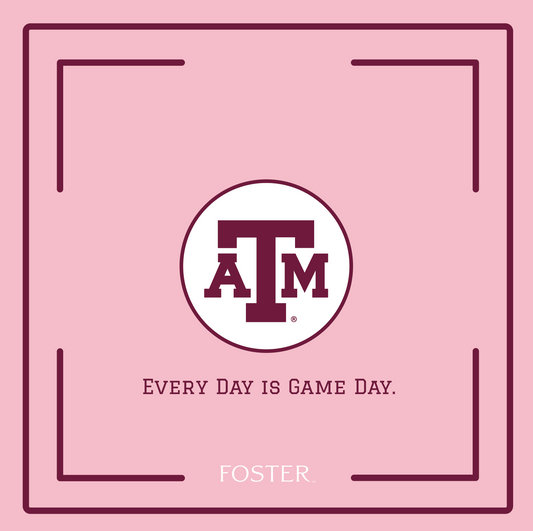 The Gig 'Em Line Mahjong Mat