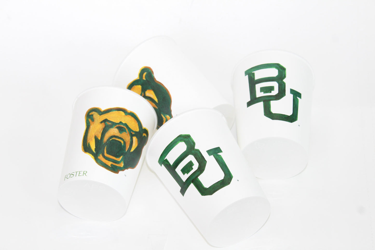 Baylor Bears Reusable Cup Set