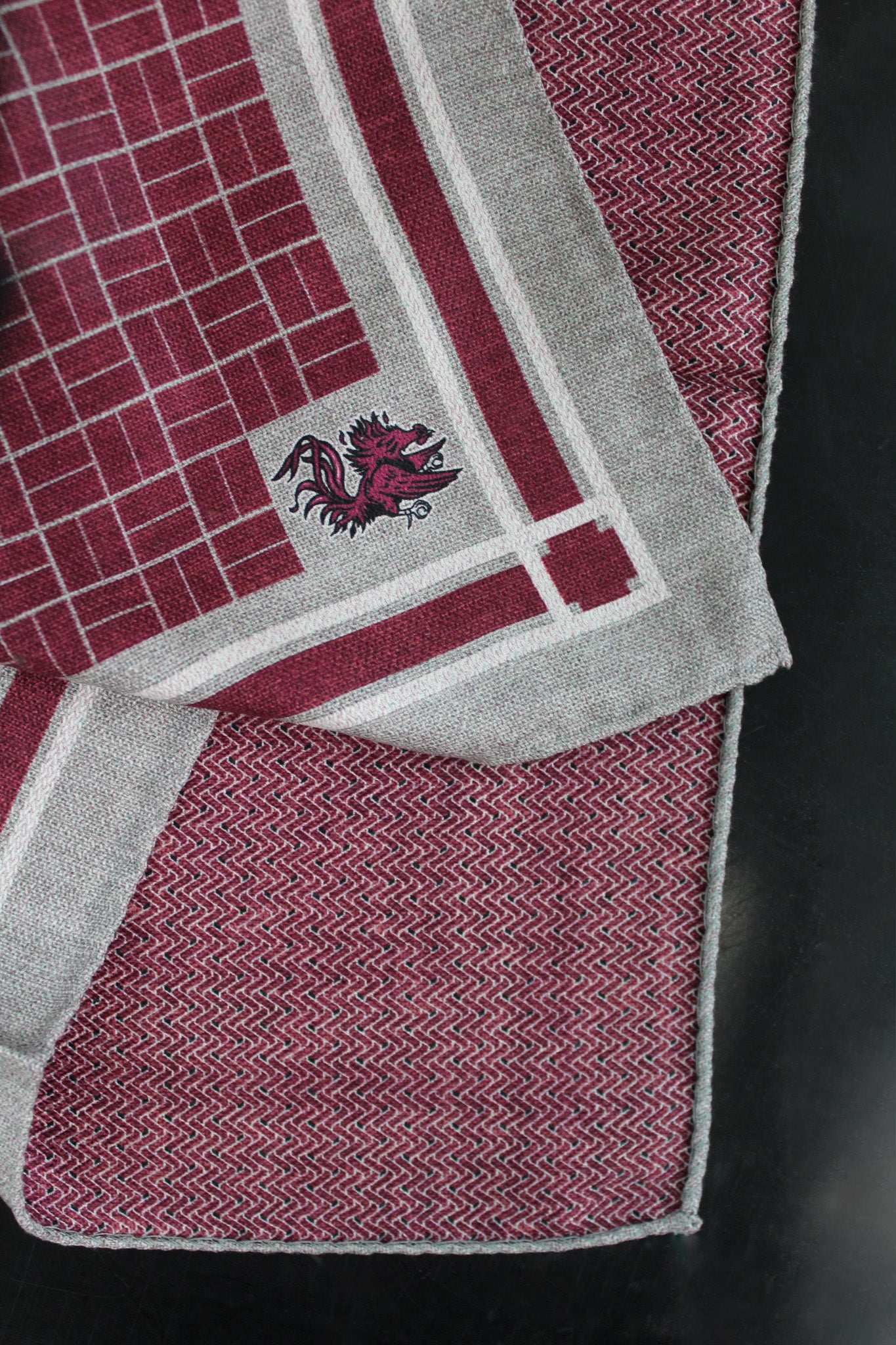 South Carolina Gamecocks Men's Silk Pocket Square