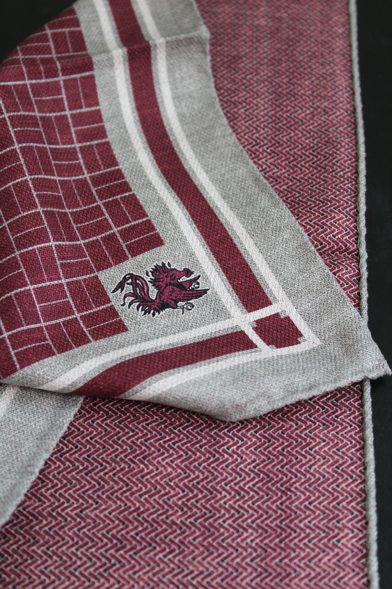 South Carolina Gamecocks Men's Silk Pocket Square
