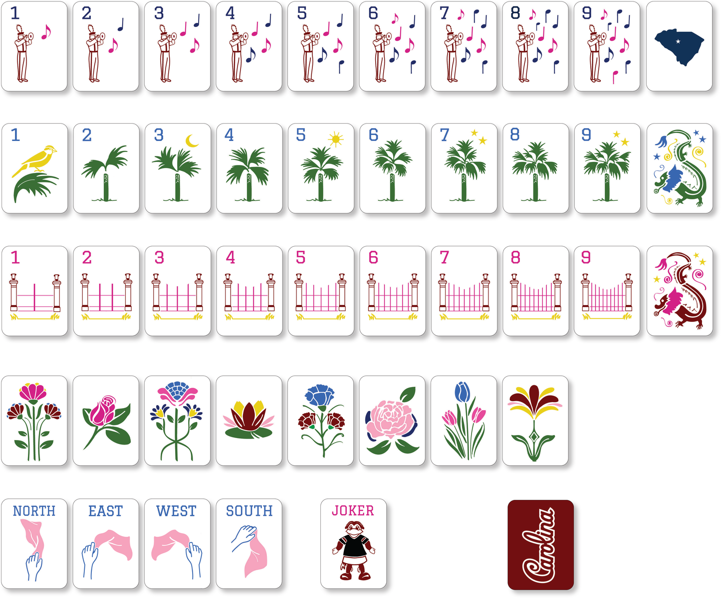 South Carolina Mahjong Bundle