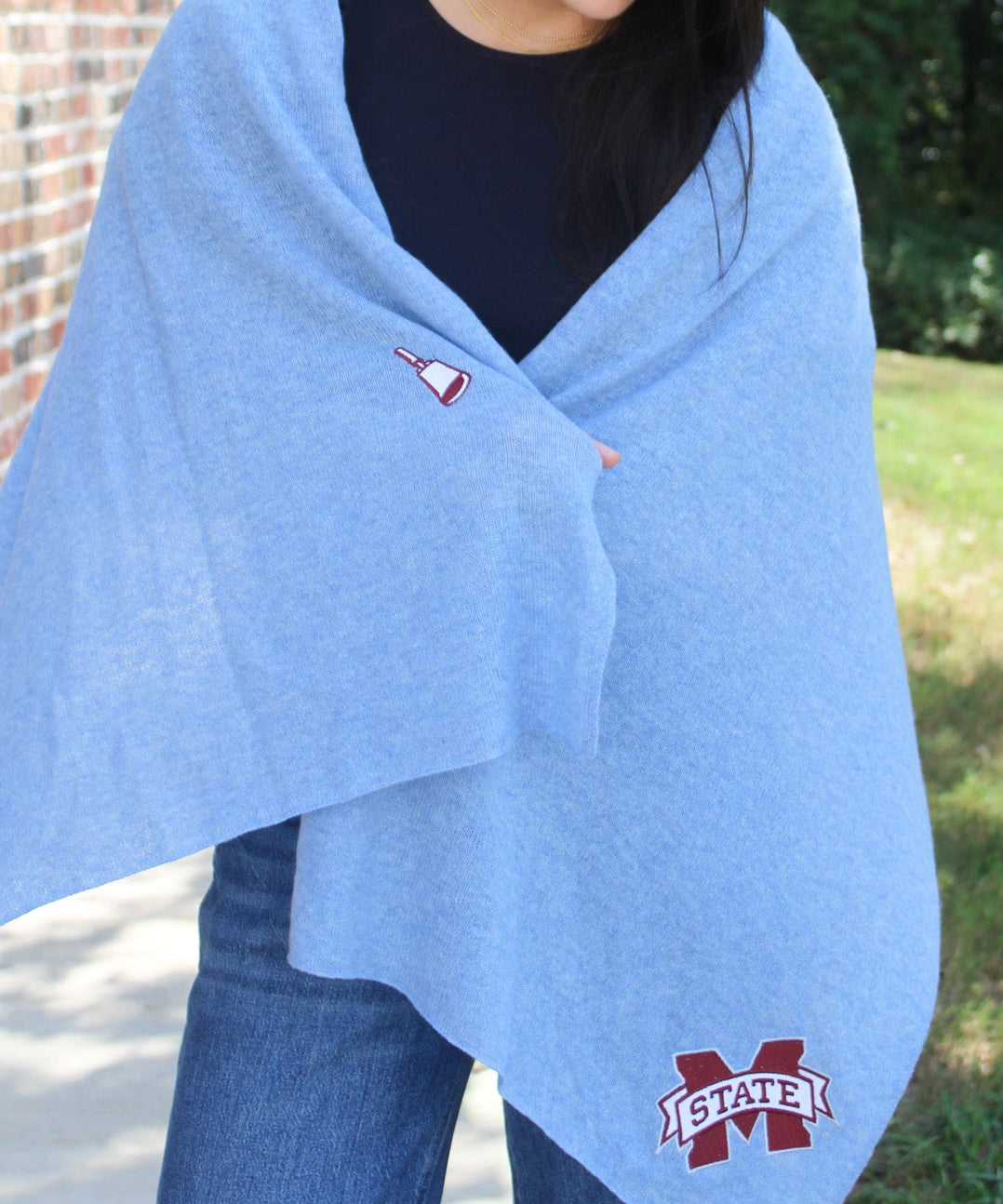 MS State Cashmere Scarf