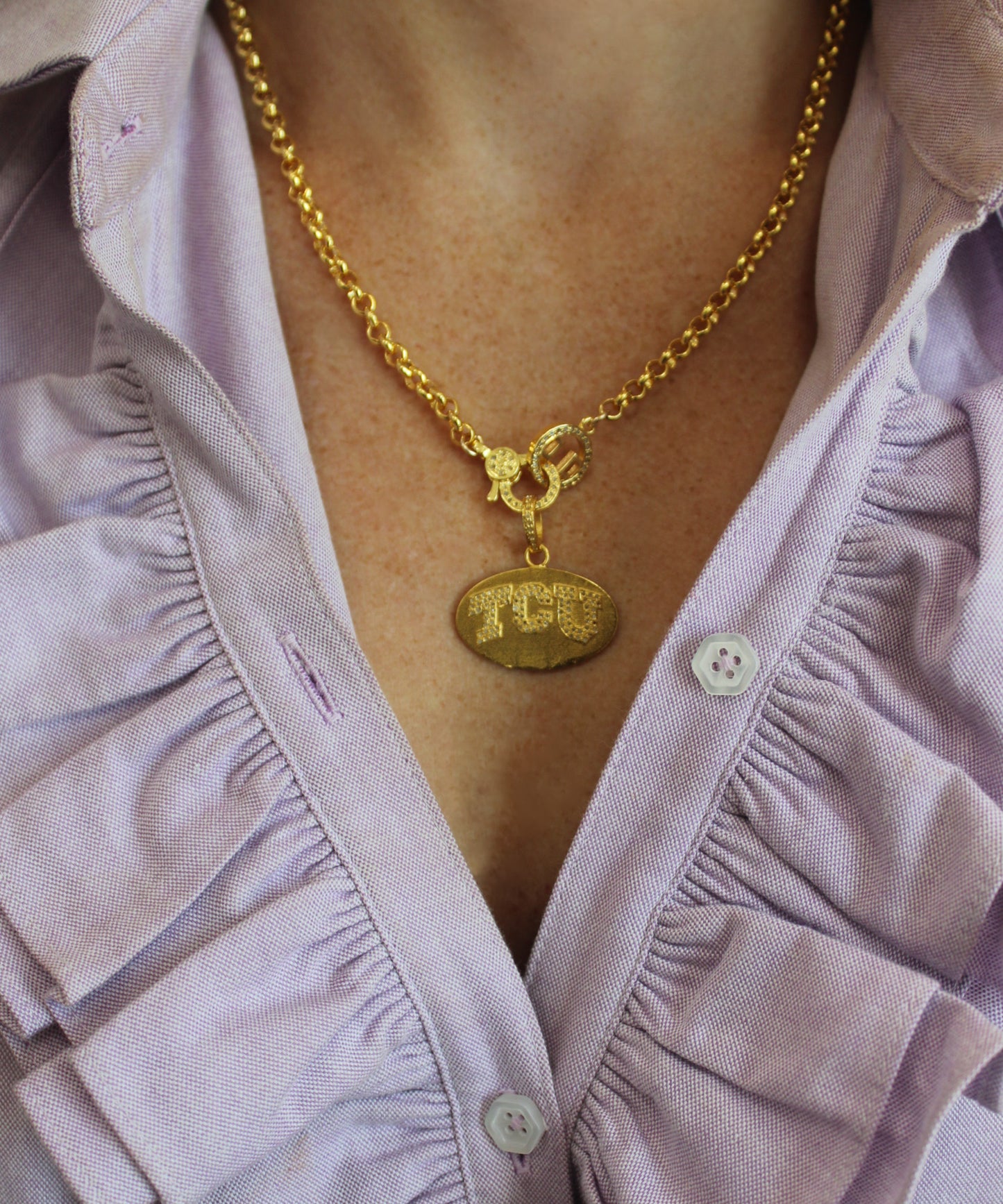 TCU Diamond Pendant