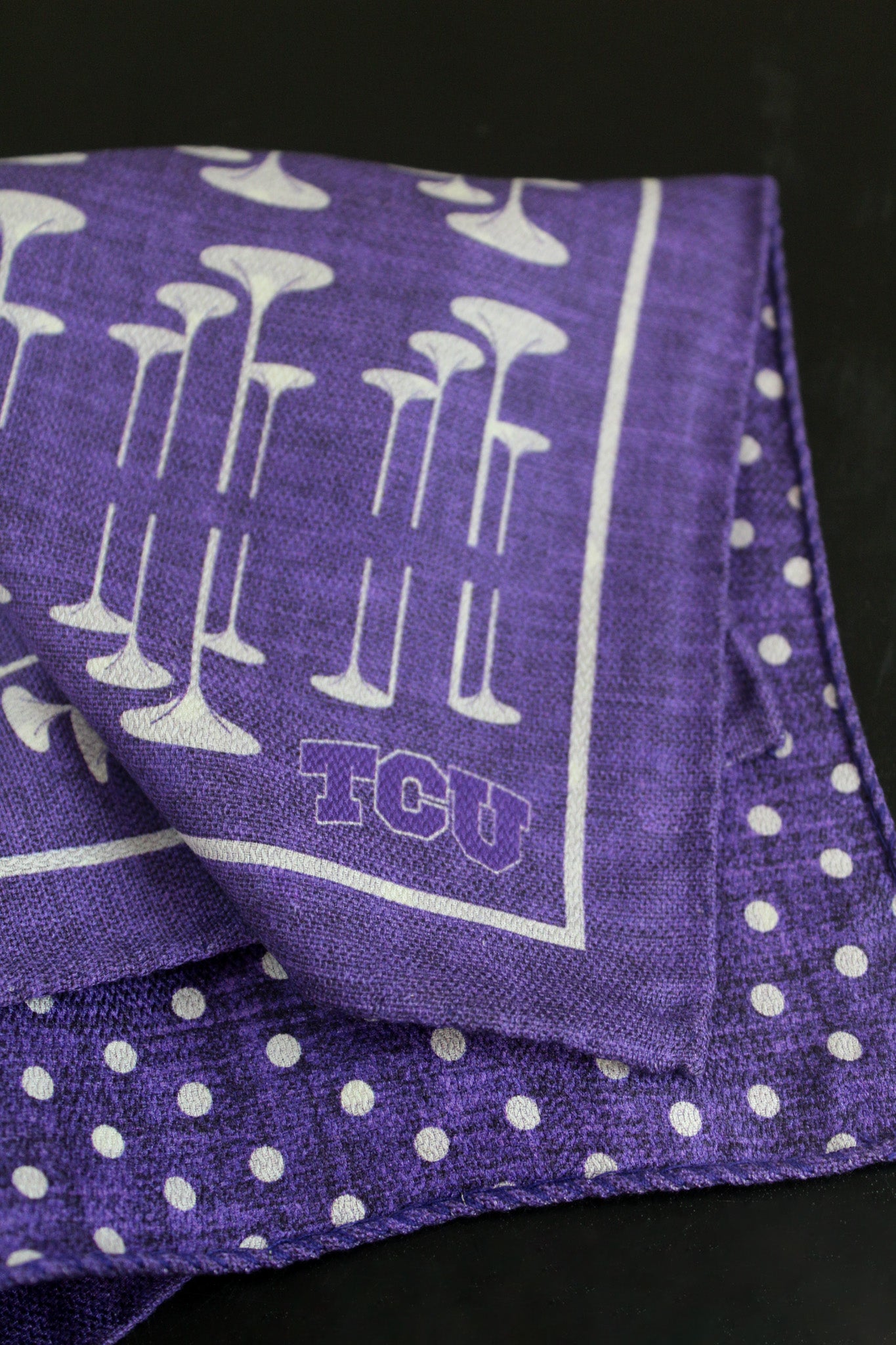TCU Horned Frogs Men's Silk Pocket Square