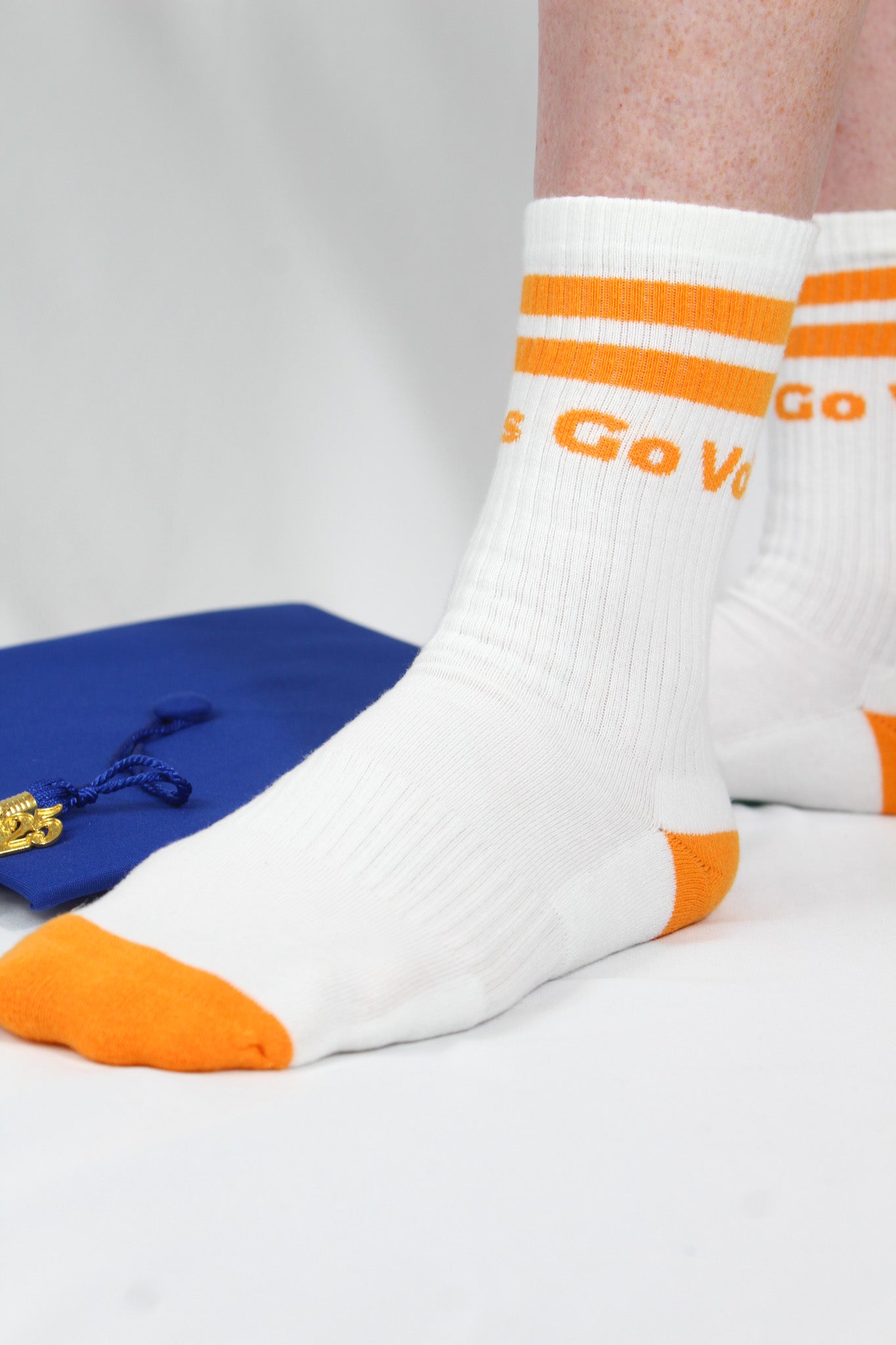 Tennessee Go Vols Collegiate Retro Crew Socks