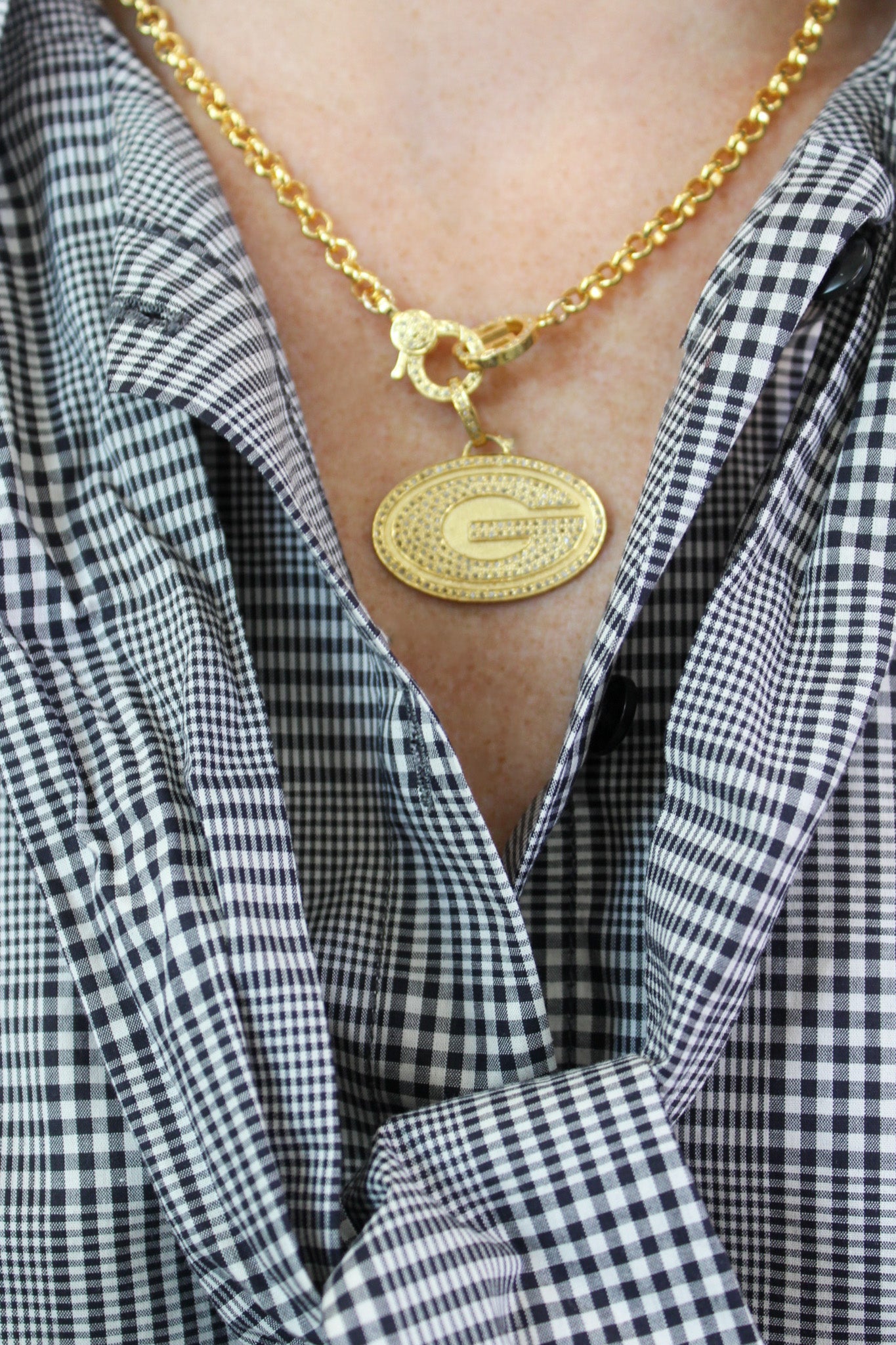 University of Georgia Diamond Pendant