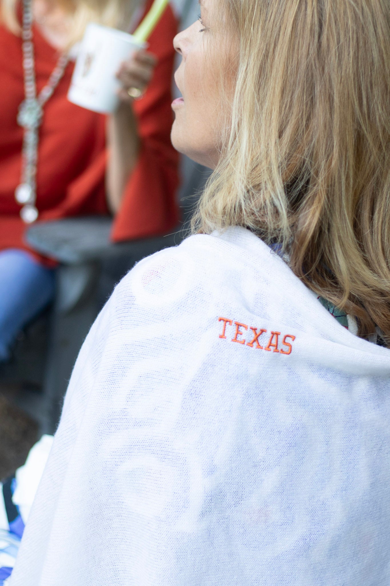 UT Longhorns Collegiate Cashmere Poncho by FOSTER