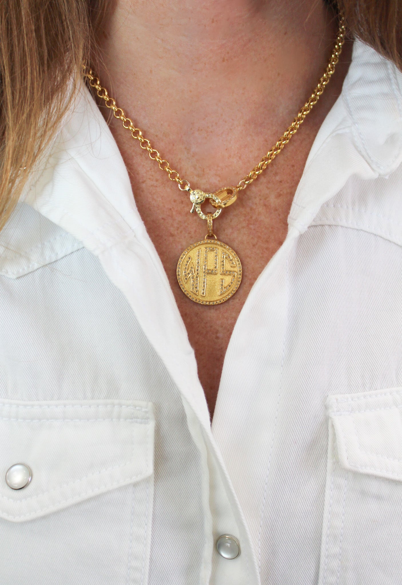 University of Arkansas WPS Diamond Pendant