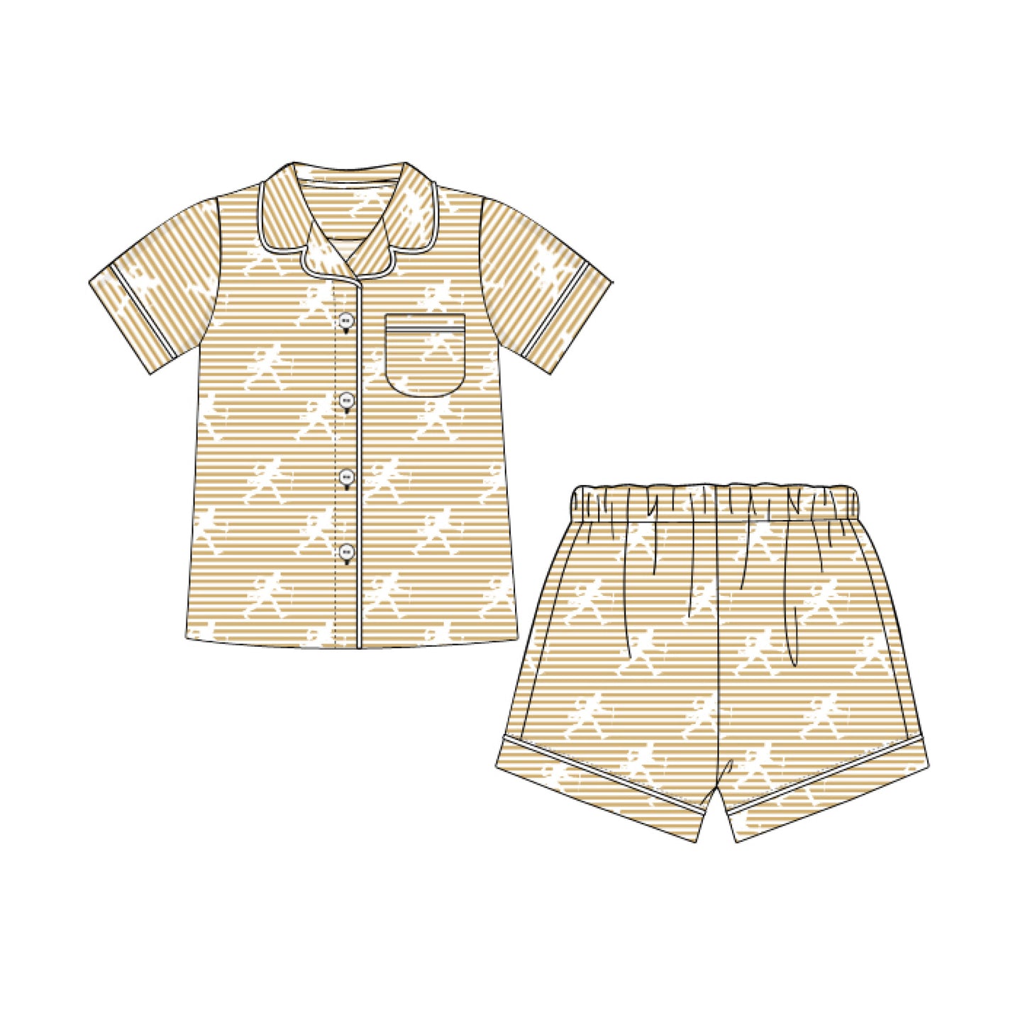 Wake Forest Shorty Pajama