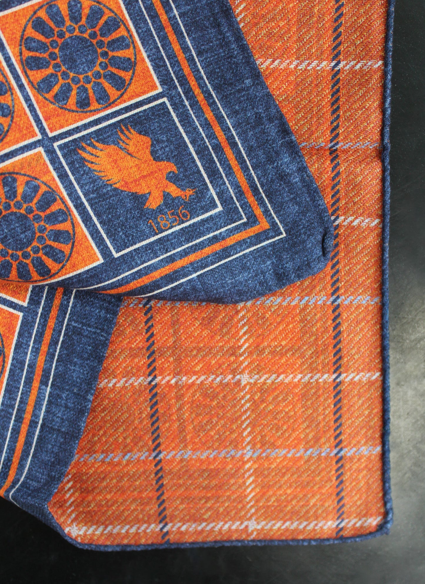 Auburn Men's Silk Pocket Square