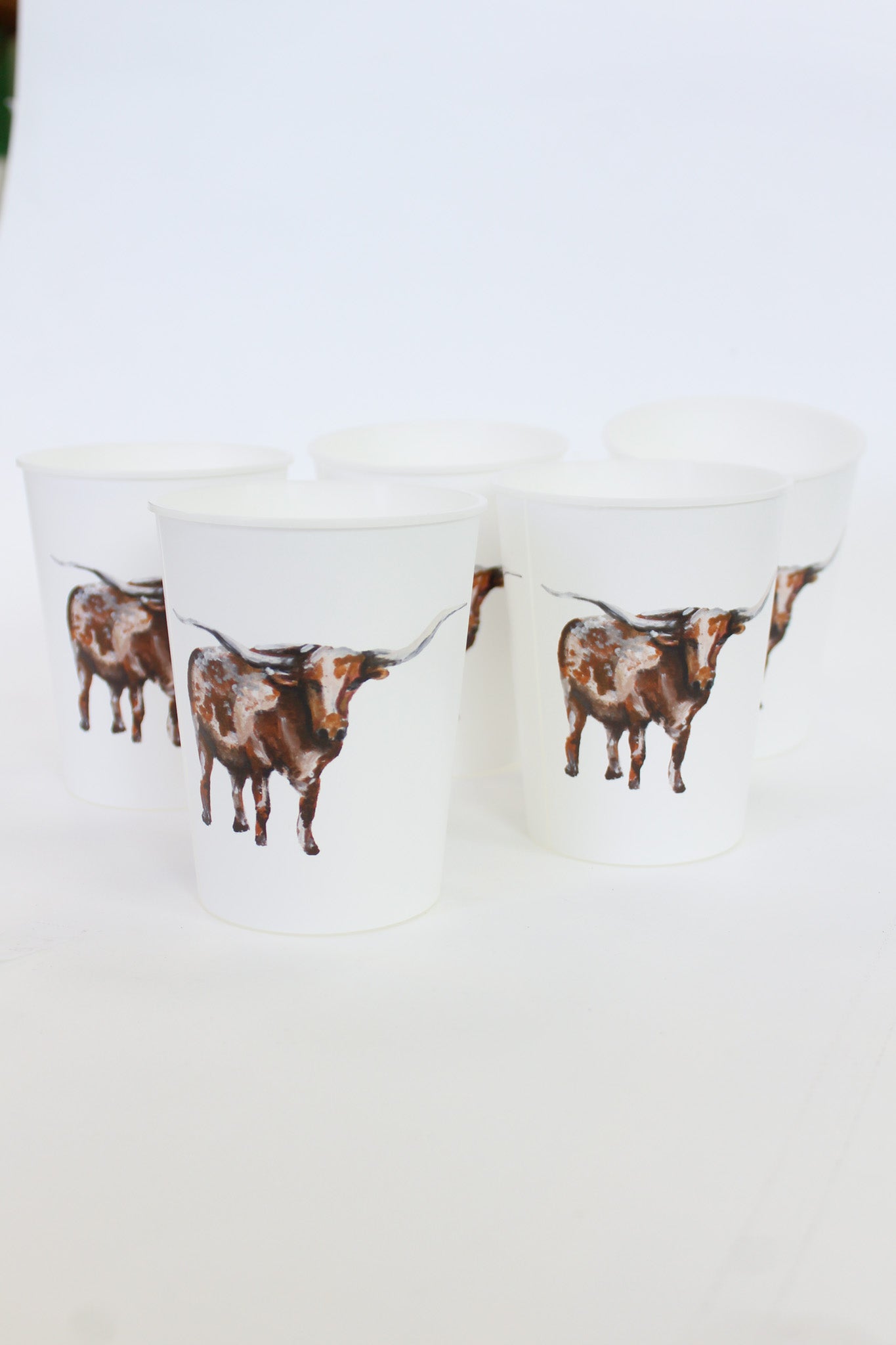 Longhorn Reusable Cup Set
