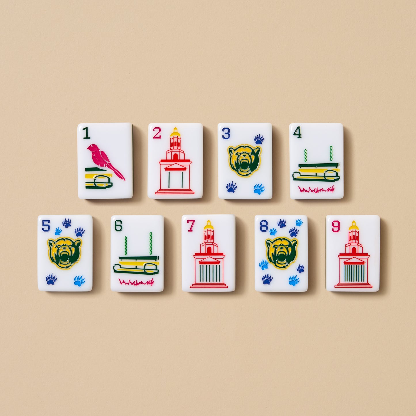 Baylor Mahjong Tiles