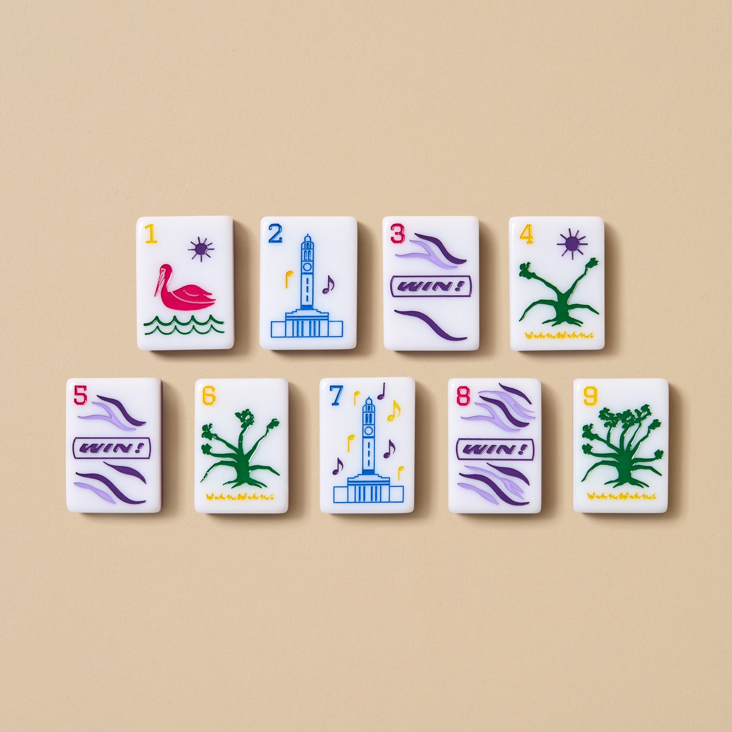 LSU Mahjong Tiles