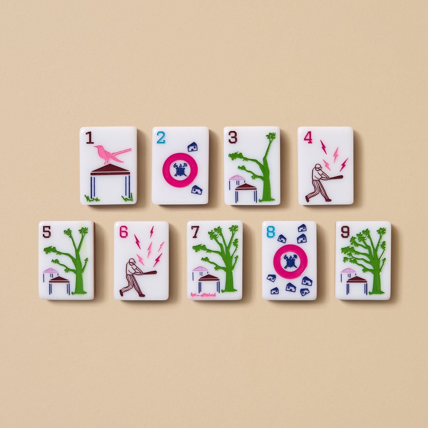 Mississippi State Mahjong Tiles