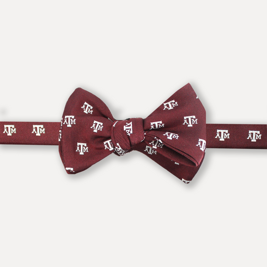 Texas A&M Men's Silk Bow Tie