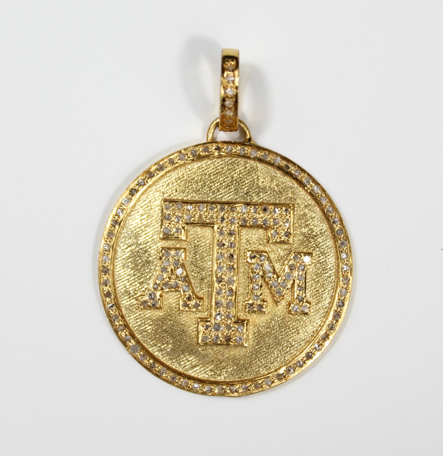 Texas A&M Diamond Pendant