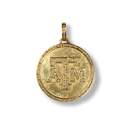 Texas A&M Diamond Pendant