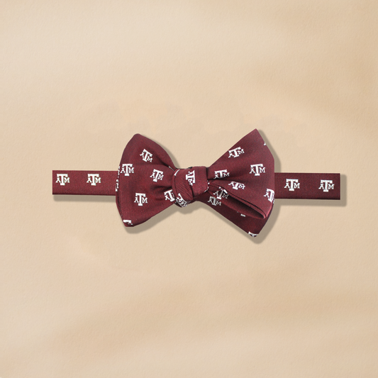 Texas A&M Silk Bow Tie