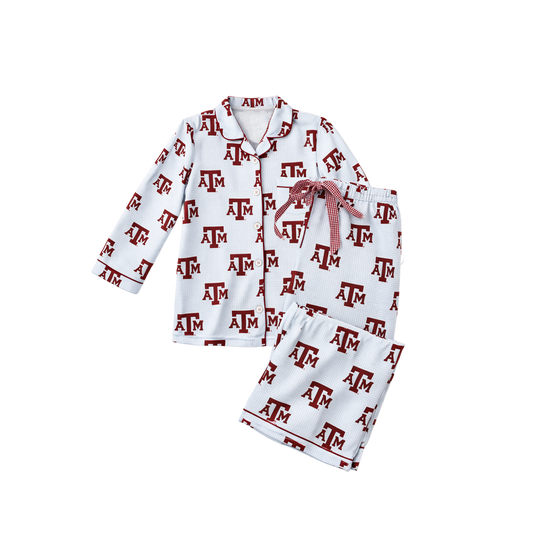 Texas A&M Blue Pajama Pant Set