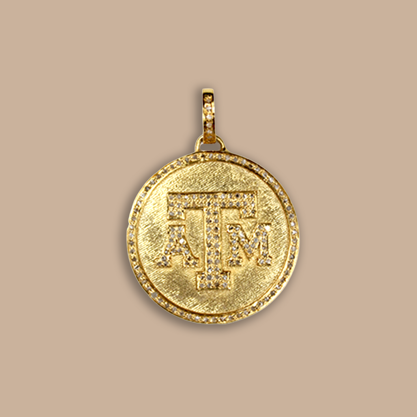 Texas A&M Diamond Pendant