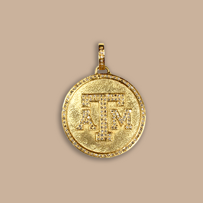 Texas A&M Diamond Pendant