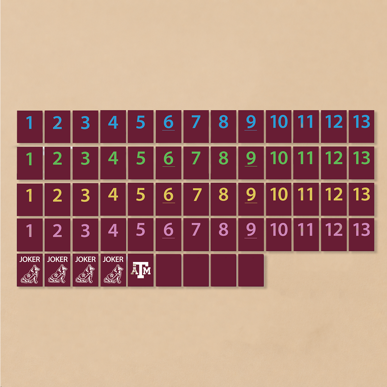 Texas A&M® Collegiate Rummy Tile Game