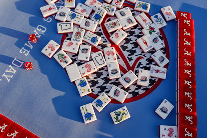 The Roll Tide Line Mahjong Tiles