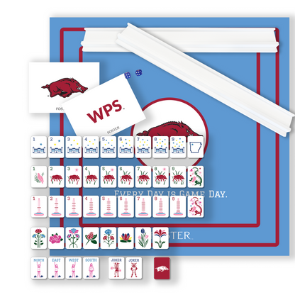 University of Arkansas Mahjong Bundle