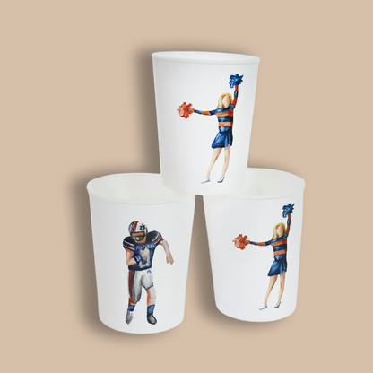 Auburn Game Day Cup Set