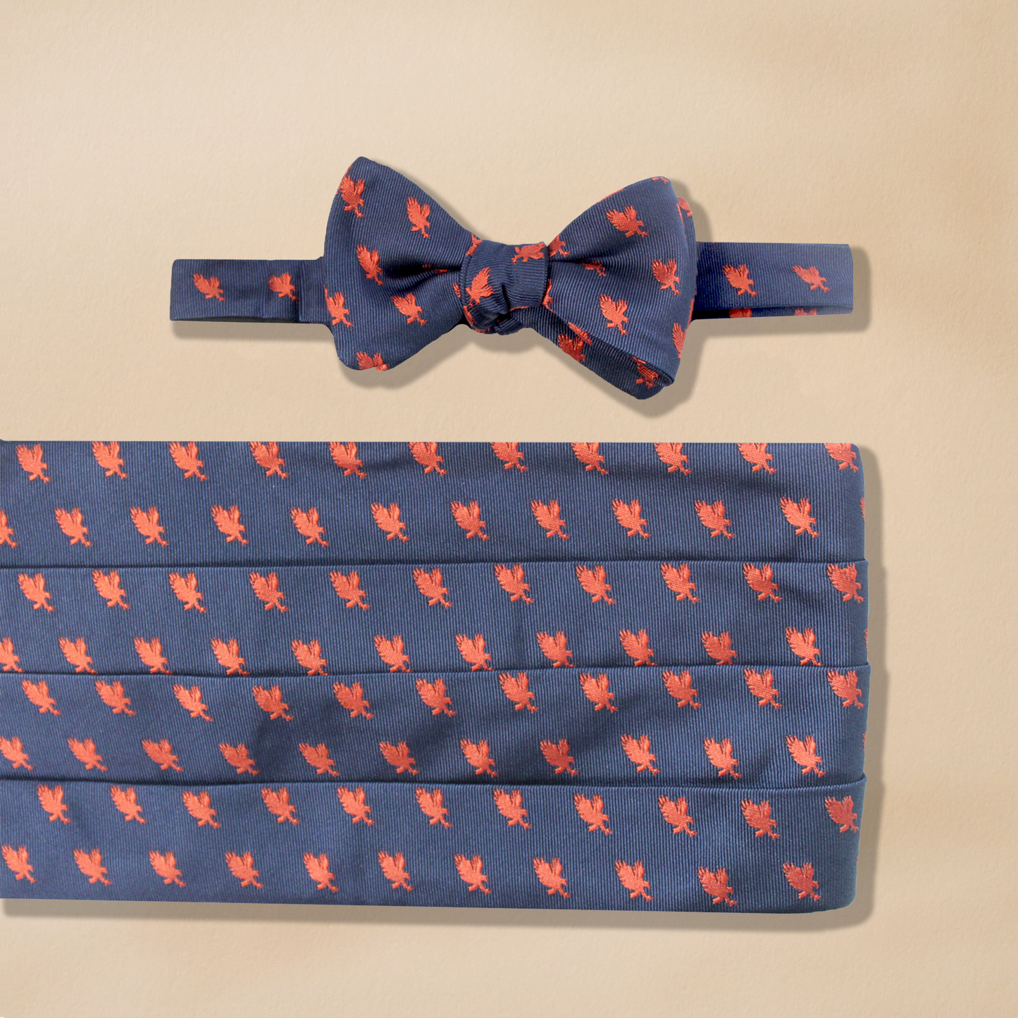 Auburn War Eagle Cummerbund Set