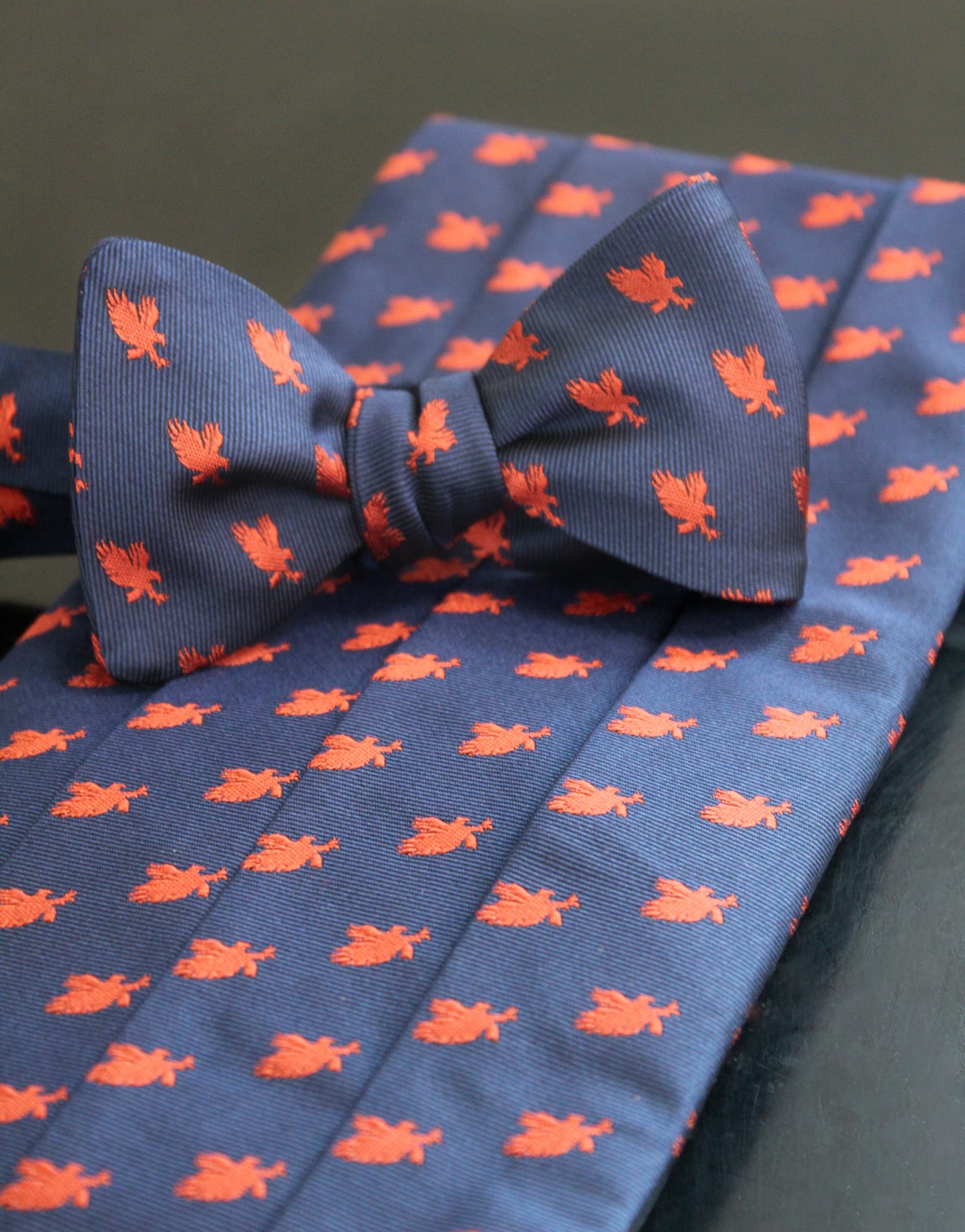 Auburn War Eagle Cummerbund Set