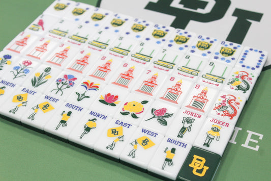 The Sic 'Em Line Mahjong Tiles