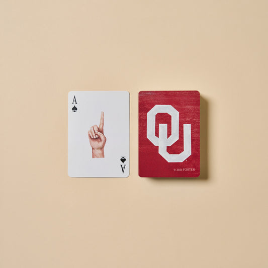 The University of Oklahoma (OU) Playing Cards